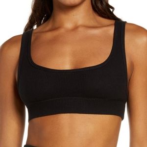 skims • waffle scoop bra in onyx